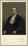 105968 Portret van J.J. van Oosterzee, geboren 1817, hoogleraar in de theologie aan de Utrechtse hogeschool ...